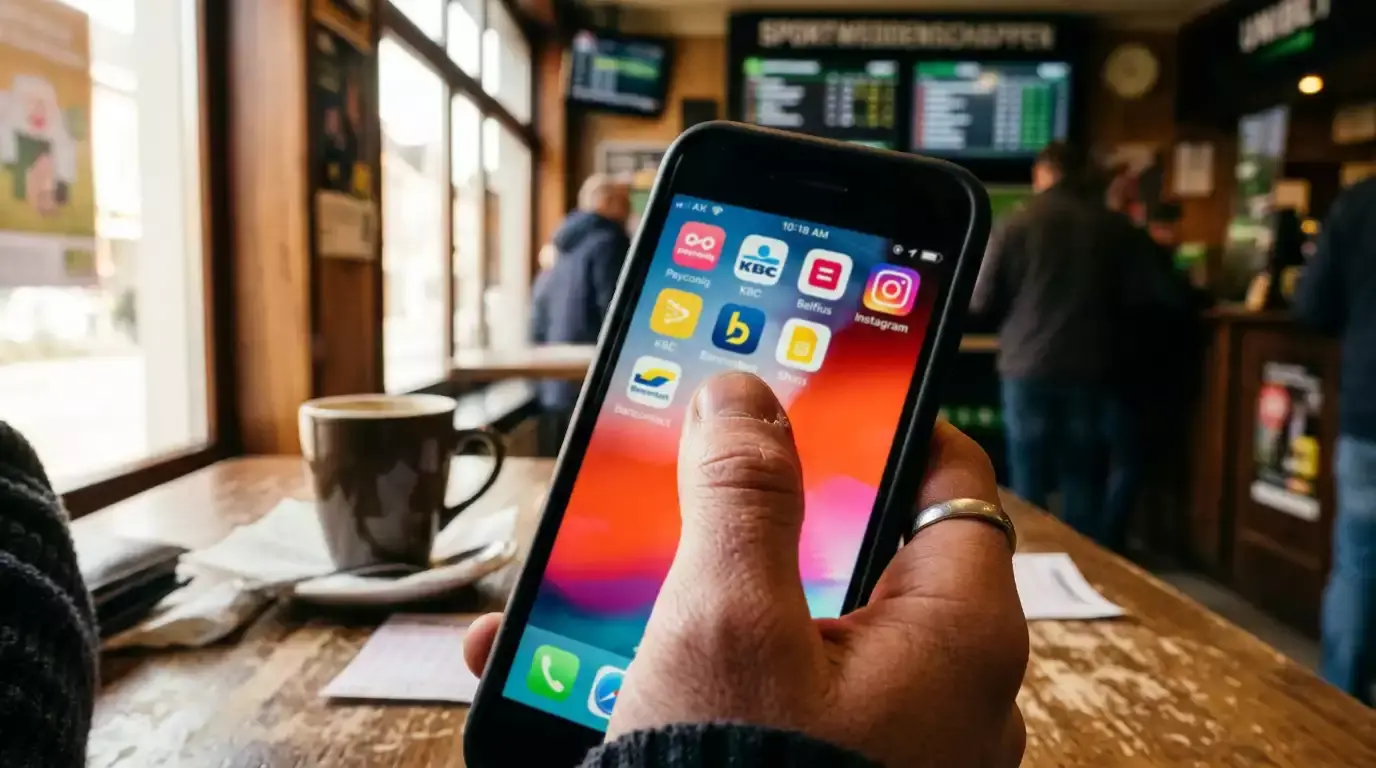 Storten via de Bancontact mobiele app bij een bookmaker